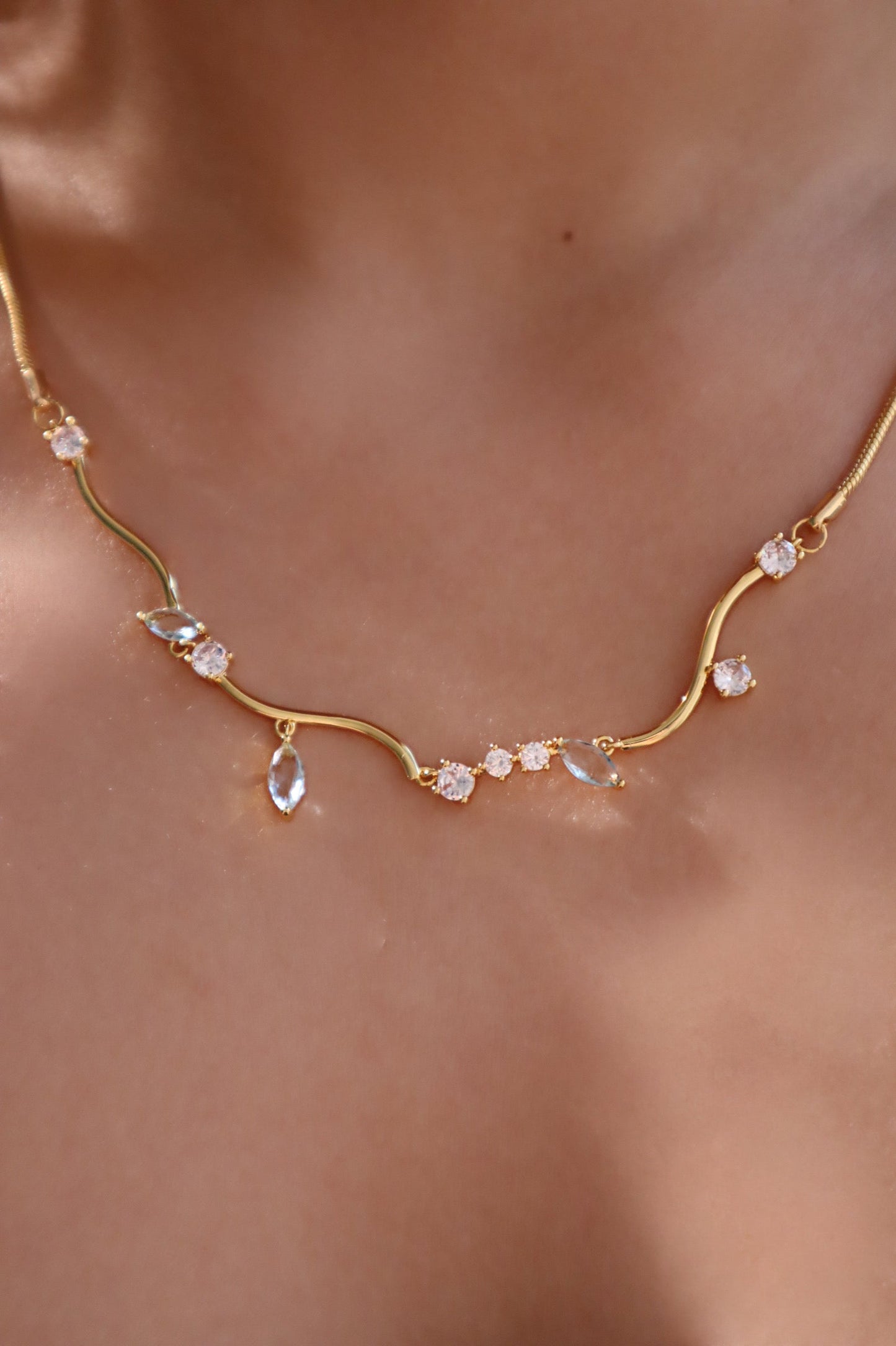 Blue Gem Diamond Necklace Bundle (Waist Chain)