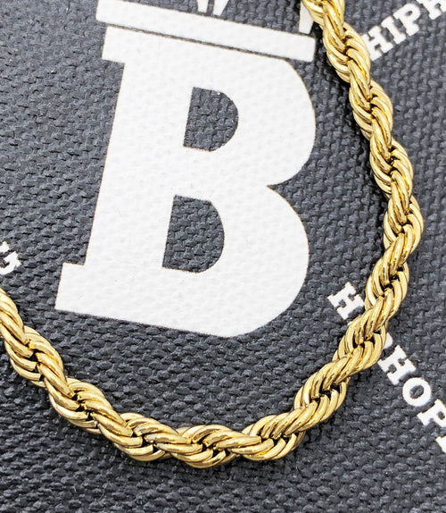 4MM Stainless Steel French Rope Chain