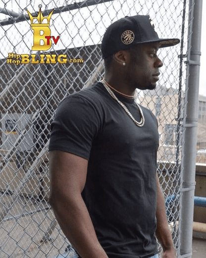 6MM CZ Gold Steel 1 Row Hip Hop Tennis Chain