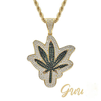 18K Gold-Plated Maple Leaf Necklace