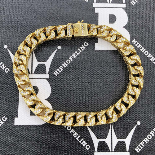 CZ Franco 8MM Bling Bling Bracelet