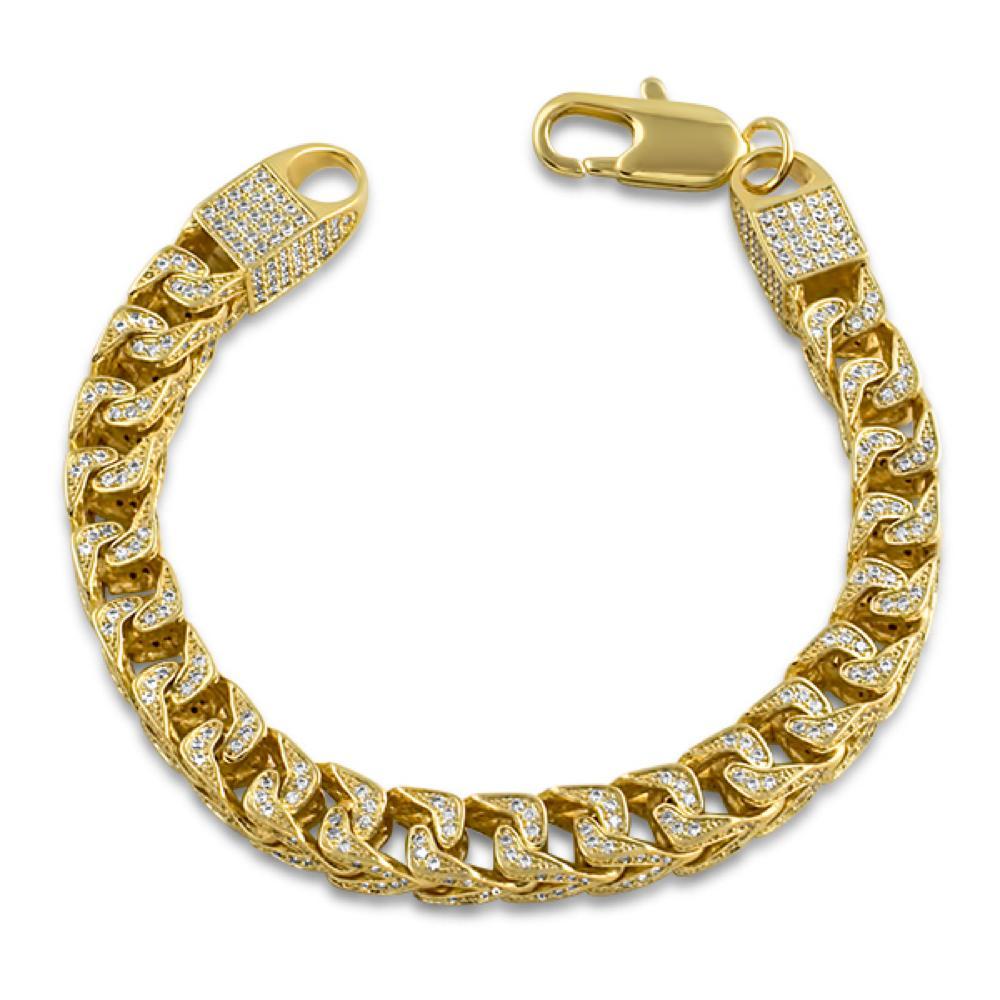 CZ Franco 8MM Bling Bling Bracelet
